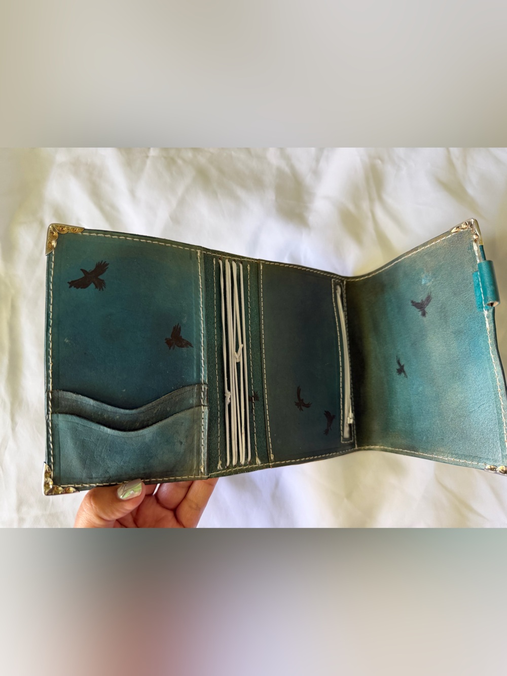 Unique one of a kind travelers notebook A6 or pocket size - Picture 5 of 13